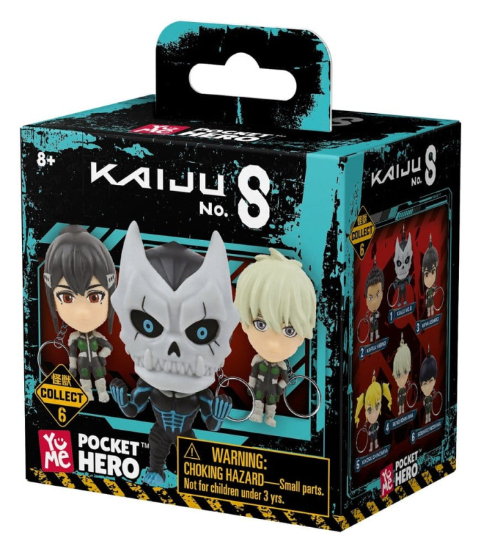 Kaiju No. 8 Pocket Hero Keychain Series 1 Blind Box Display (12) 1