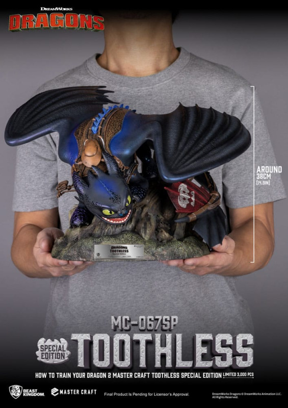 How To Train Your Dragon 2 Master Craft Statue Toothless 38 cm 8