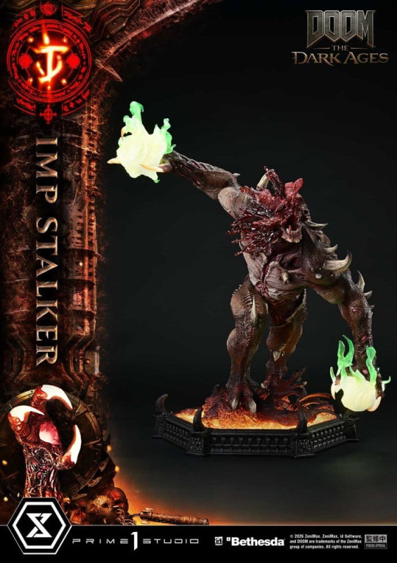 DOOM: The Dark Ages Ultimate Premium Masterline Series Statue 1/4 Imp Stalker 77 cm 5