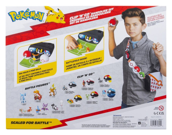 Pokémon Clip 'n' Go Bandolier Set ver. 6 Assortment (4) 10