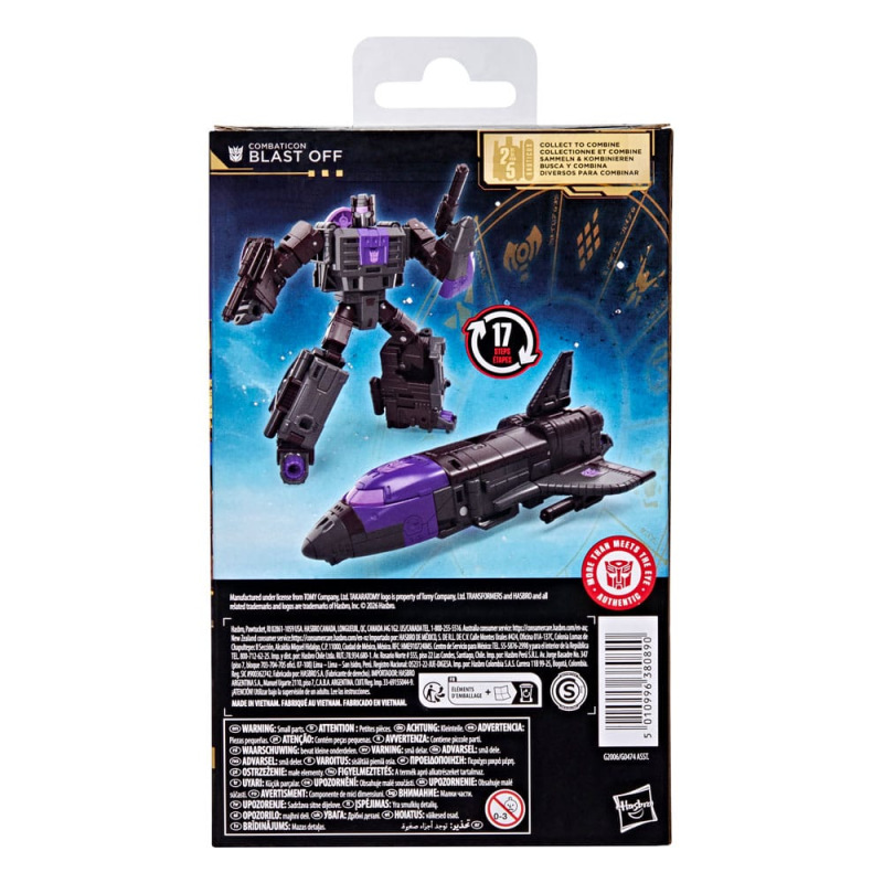 Transformers Age of the Primes Deluxe Class Action Figure Combaticon Blast Off 14 cm 1