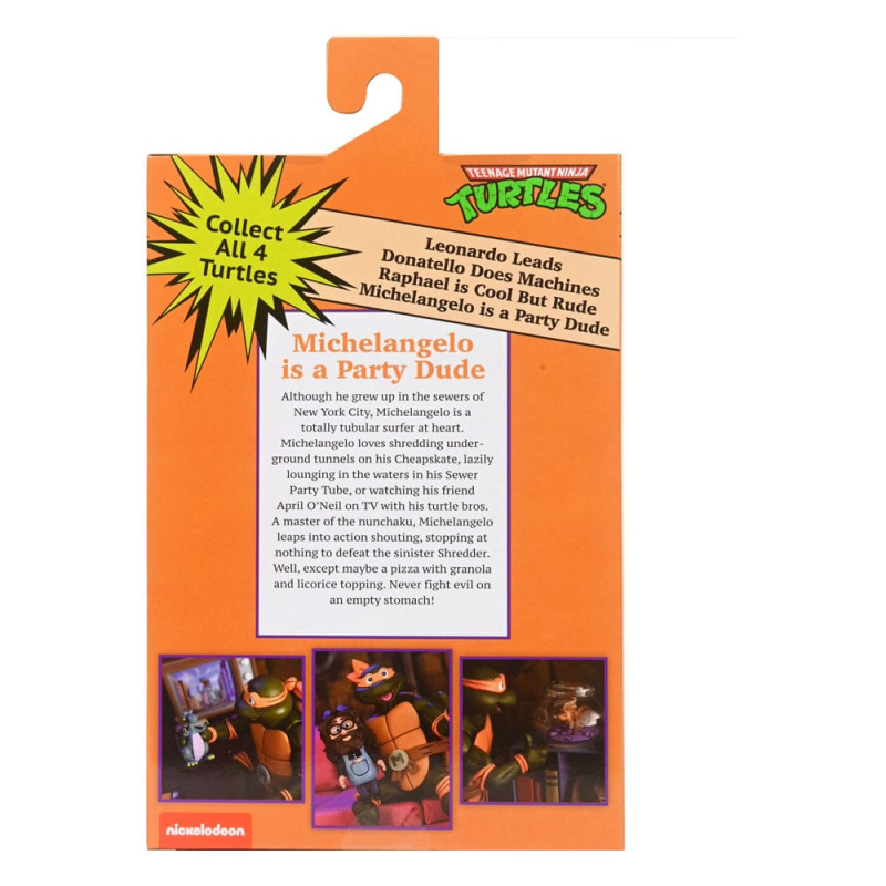 Teenage Mutant Ninja Turtles (1987 Cartoon) Action Figure Ultimate Michelangelo (VHS) 18 cm 3