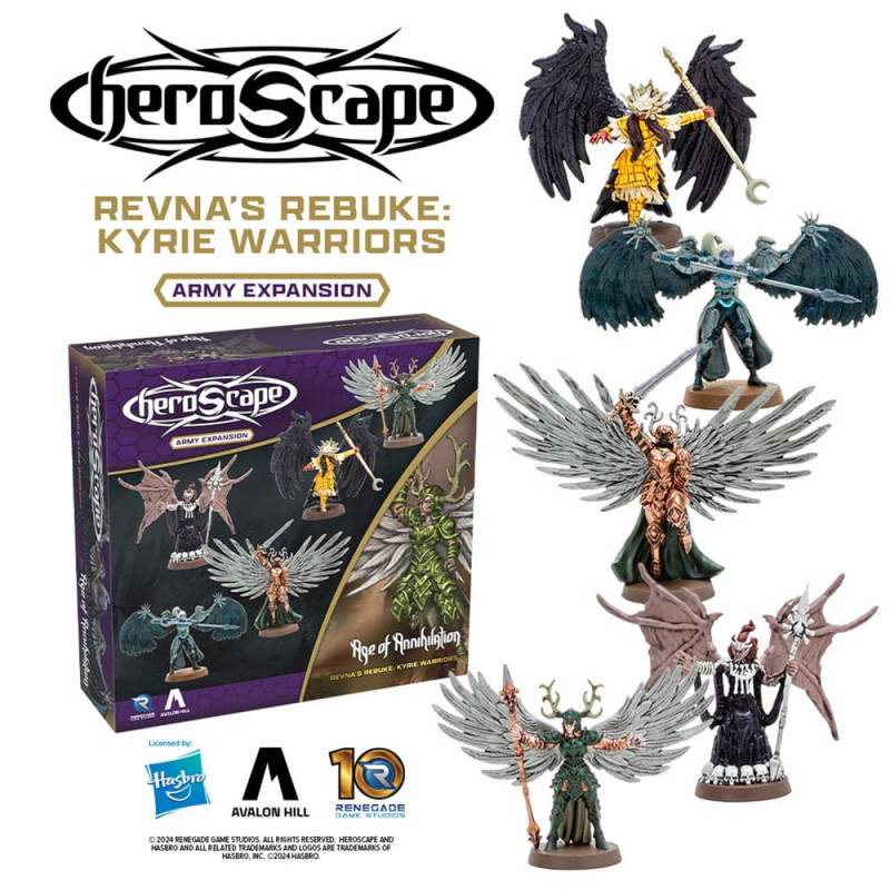 Heroscape Expansion Revna's Rebuke: Kyrie Warriors Army *English Version* 2