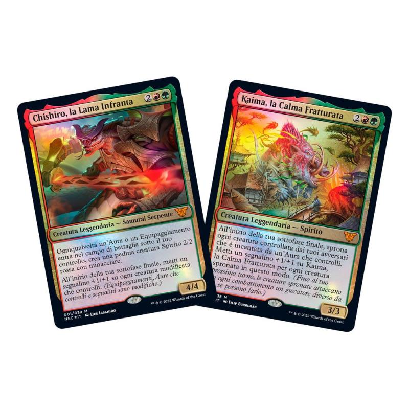 Magic the Gathering Kamigawa: Neon Dynasty Commander Decks Display (4) italian 7