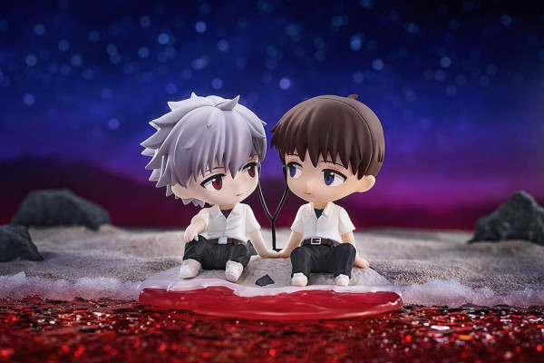Rebuild of Evangelion Chibi Figure Shinji Ikari & Kaworu Nagisa 8 cm 4