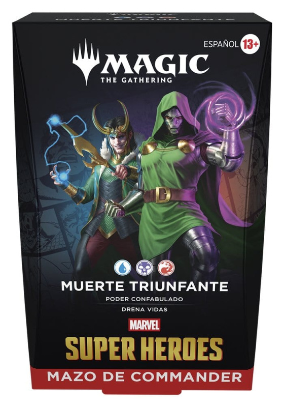 Magic the Gathering Marvel Super Heroes Commander Decks Case (4) spanish 11