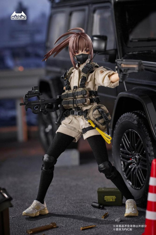 Pocket Art Action Action Figure 1/12 PA006 Reizei Hiyo the Security 15 cm 9