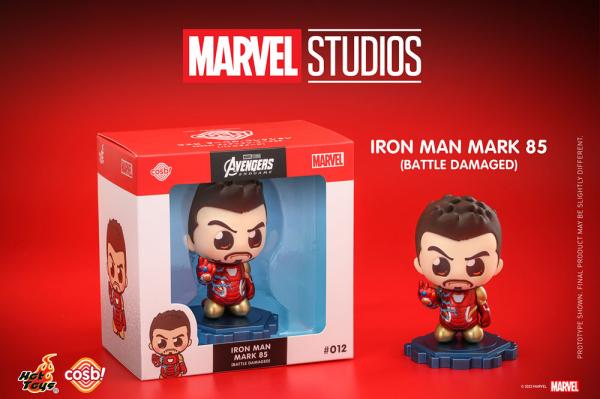 Avengers: Endgame Cosbi Mini Figure Iron Man Mark 85 (Battle) 8 cm 2