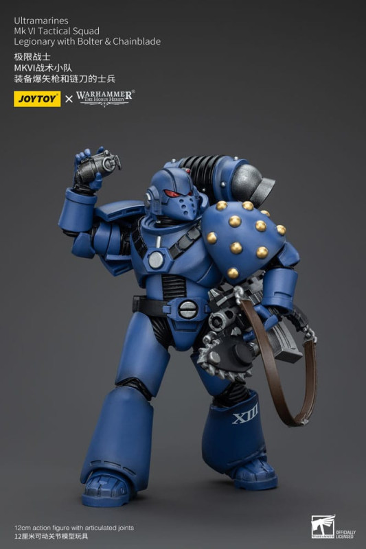 Warhammer The Horus Heresy Action Figure 1/18 Ultramarines MK VI Tactical Squad Legionary with Bolte 8