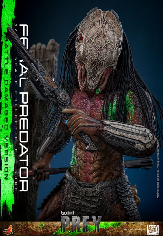 Prey Action Figure 1/6 Feral Predator (Battle Damaged Version) 37 cm 11