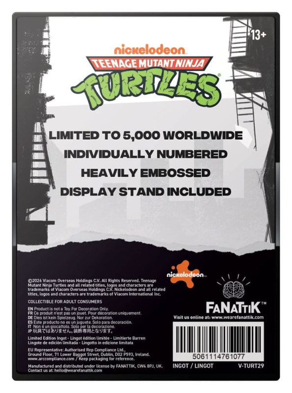 Teenage Mutant Ninja Turtles Ingot Villain Limited Edition 3