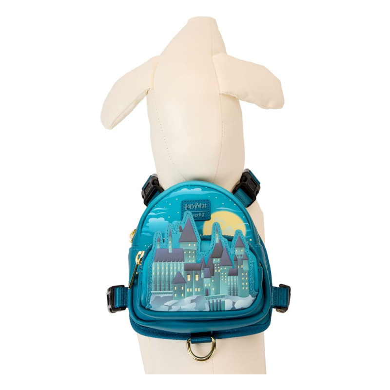 Harry Potter by Loungefly Dog Harness Mini Backpack Hogwarts Small 5