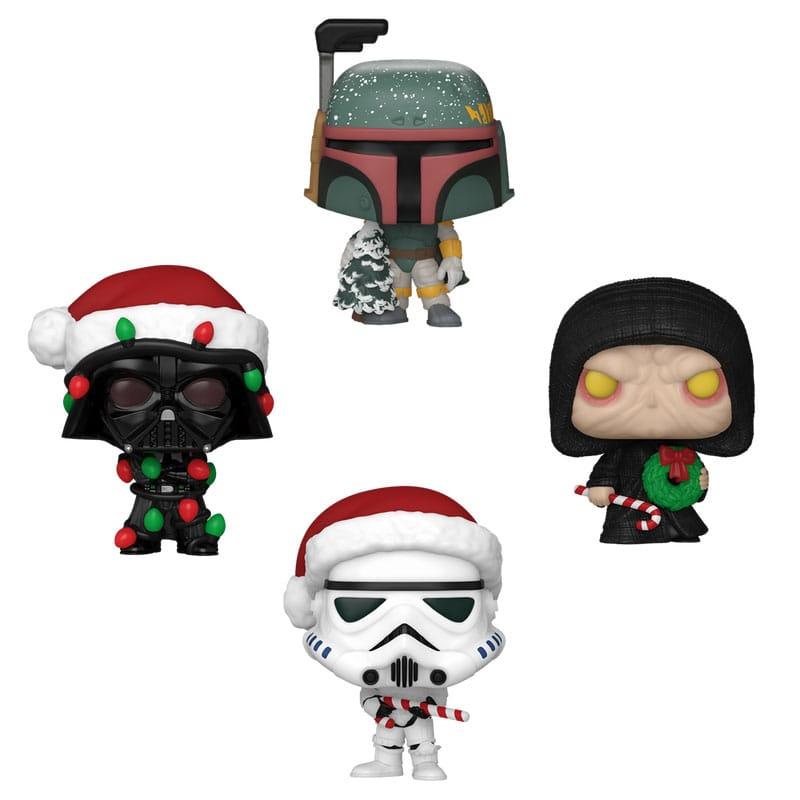 Star Wars Holiday 2024 Pocket POP! Vinyl Keychains 4-Pack Tree Holiday Box 4 cm