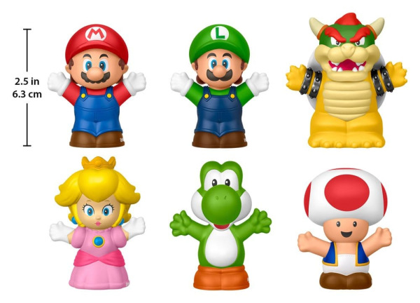 My Mario Little People Collector Mini Figure 6-Pack 7 cm 7