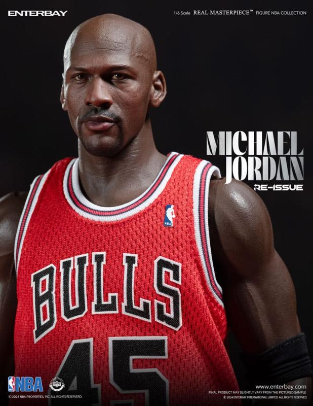 NBA Collection Real Masterpiece Actionfigur 1/6 Michael Jordan I'm Back Edition Limited 30 cm 1