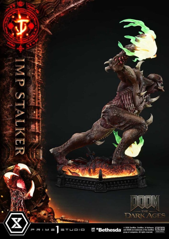 DOOM: The Dark Ages Ultimate Premium Masterline Series Statue 1/4 Imp Stalker 77 cm 6