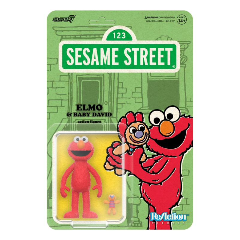 Sesame Street ReAction Action Figure Wave 04 Elmo & Baby David 10 cm 2