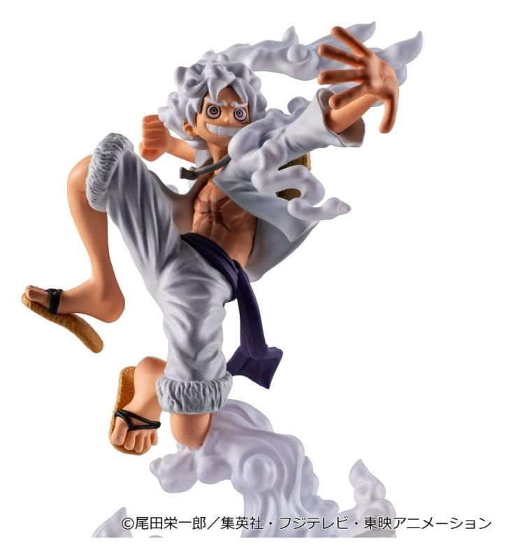 One Piece Wallstar PVC Figure Monkey D. Luffy Gear Fifth 10 cm 2