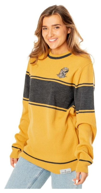 Harry Potter Kids Sweater Hufflepuff Varsity Size S 2