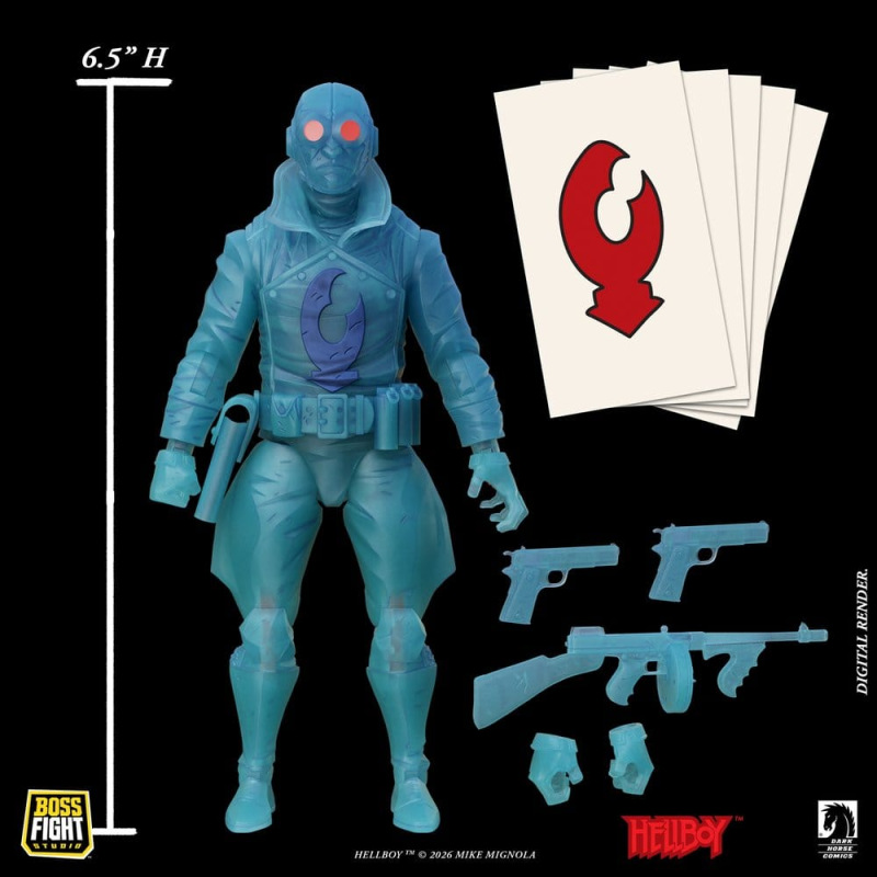 Lobster Johnson 1/12 Action Figure The Ghost of Lobster Johnson (Limited Edition) heo exclusive 17 c 7