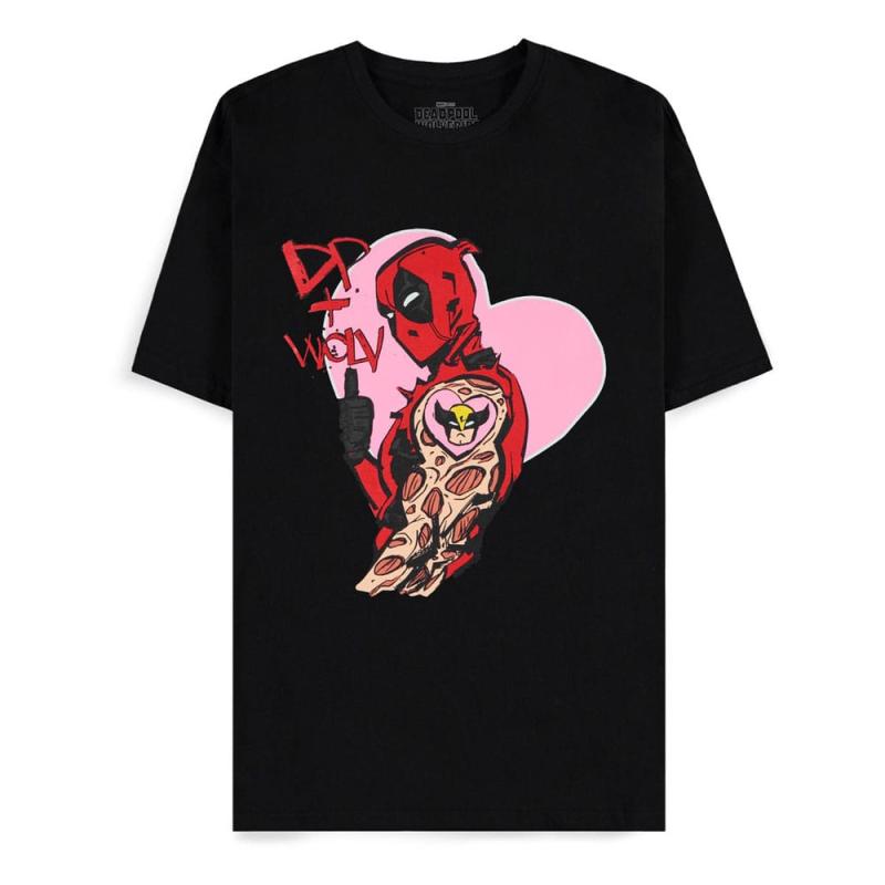 Deadpool T-Shirt I Heart You Size M