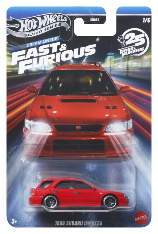 Fast & Furious Hot Wheels Silver Series Die-Cast Vehicles 1/64 979N Assortment (24) 2