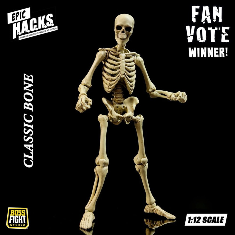 Epic &nbsp;H.A.C.K.S. Action Figure 1/12 Skeleton Blank Classic Bone 3
