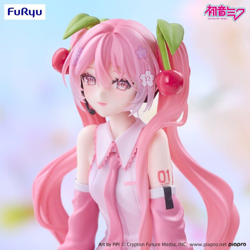 Hatsune Miku Noodle Stopper PVC Figure Sakura Miku 2026 Smile Ver. 14 cm 1