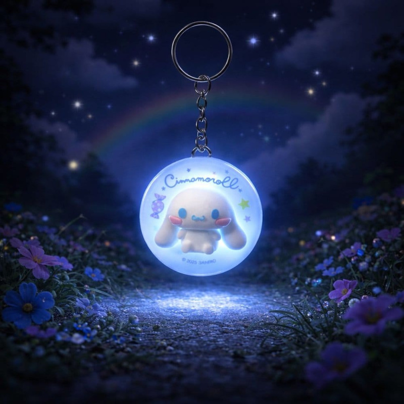 Sanrio Light-Up Keychain Cinnamoroll 1