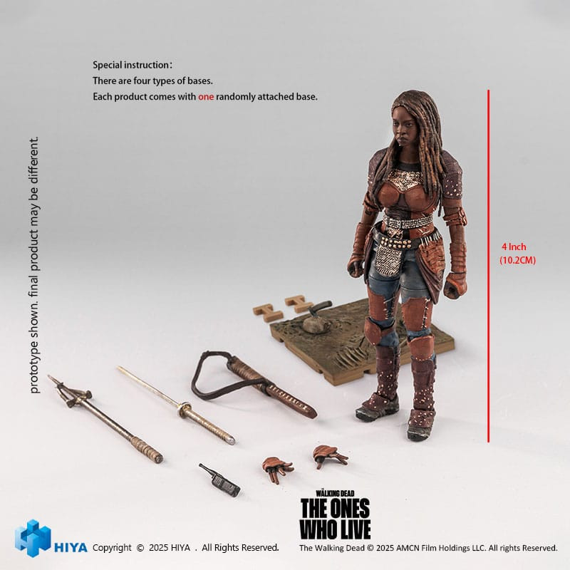 The Walking Dead: The Ones Who Lived Exquisite Mini Action Figure 1/18 Michonne 10 cm 8