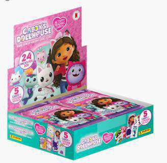 Gabby's Dollhouse: Time for a Meow-Zing fun Trading Cards Flow Packs Display (24)