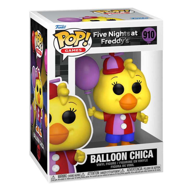 Five Nights at Freddy's Security Breach POP! Games Vinyl Figure Balloon Chica 9 cm 1