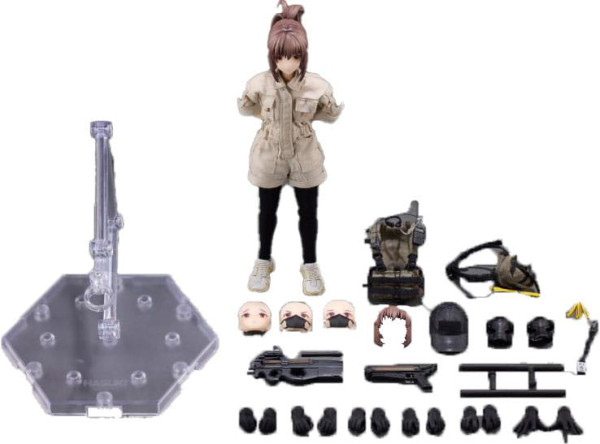 Pocket Art Action Action Figure 1/12 PA006 Reizei Hiyo the Security 15 cm 13