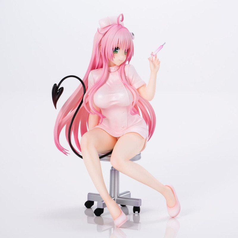 To Love-Ru Darkness Statue PVC Lara Satalin Deviluke Nurse Cos 26 cm 4
