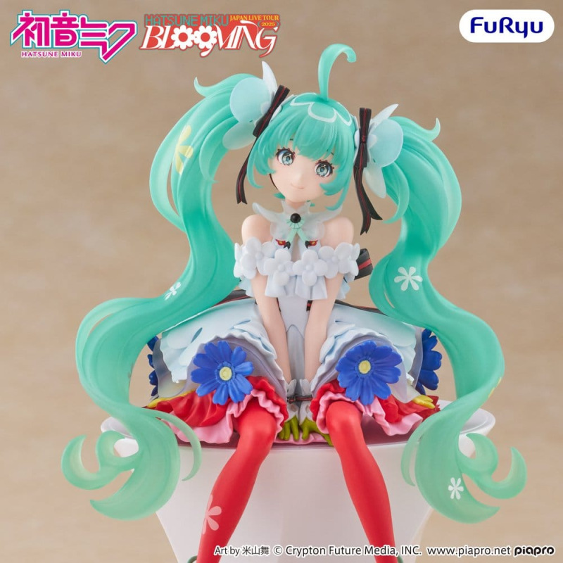 Hatsune Miku Noodle Stopper PVC Statue Hatsune Miku Japan Live Tour 2025 Blooming 14 cm 1