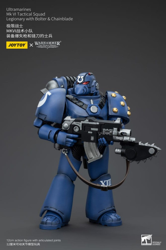 Warhammer The Horus Heresy Action Figure 1/18 Ultramarines MK VI Tactical Squad Legionary with Bolte 2
