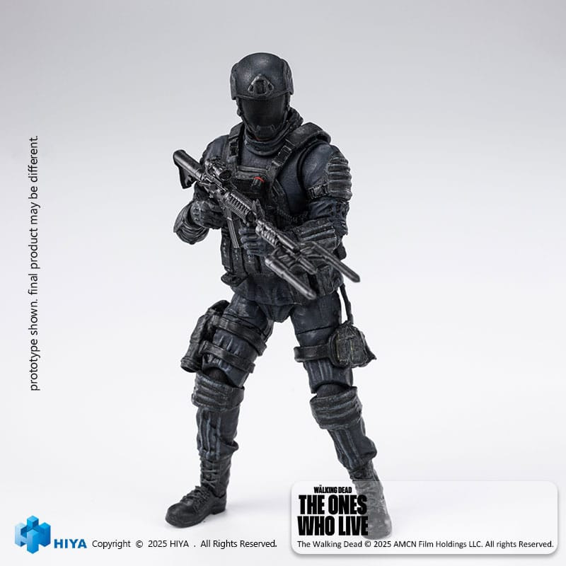 The Walking Dead: The Ones Who Lived Exquisite Mini Action Figure 1/18 CRM Soldier 10 cm