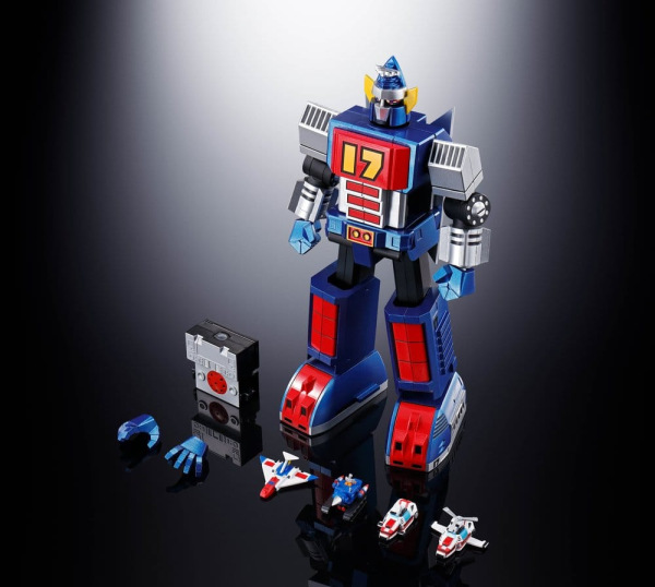 Daitetsujin 17 Soul of Chogokin Diecast Action Figure GX-101S Daitetsujin 17 & 18 Graviton Box 18 cm 7