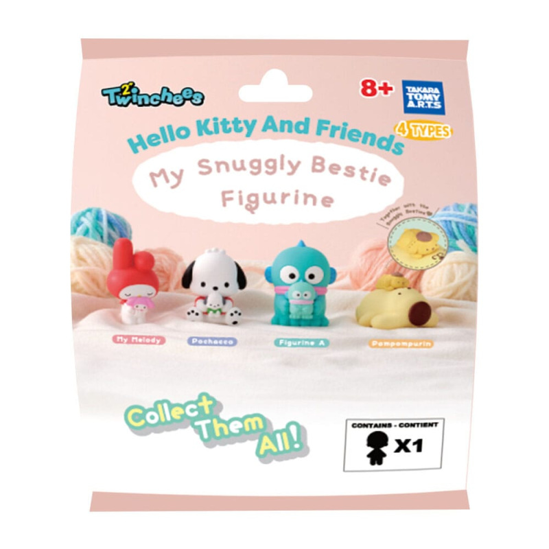 Sanrio Twinchees Mini Figures Hello Kitty & Friends My Cuddly Buddy 5 cm Blind Pack Display (24) 5
