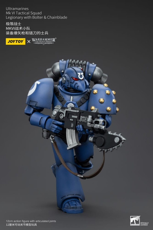 Warhammer The Horus Heresy Action Figure 1/18 Ultramarines MK VI Tactical Squad Legionary with Bolte 4
