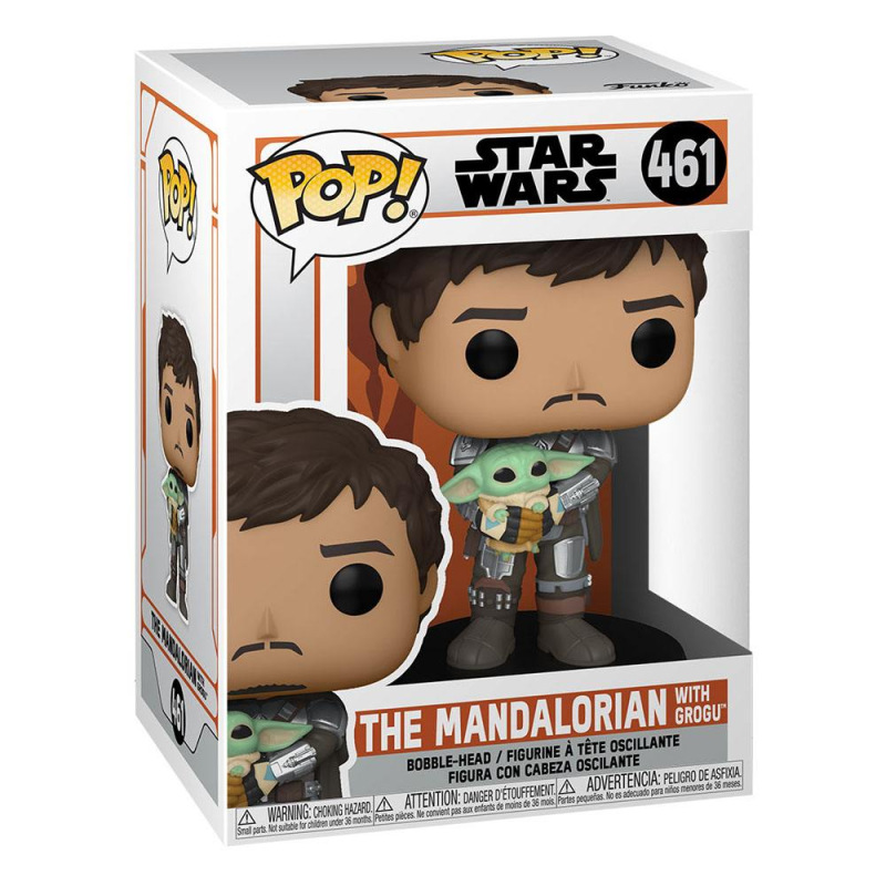 Star Wars The Mandalorian POP! TV Vinyl Figure The Mandalorian & Grogu 9 cm 1