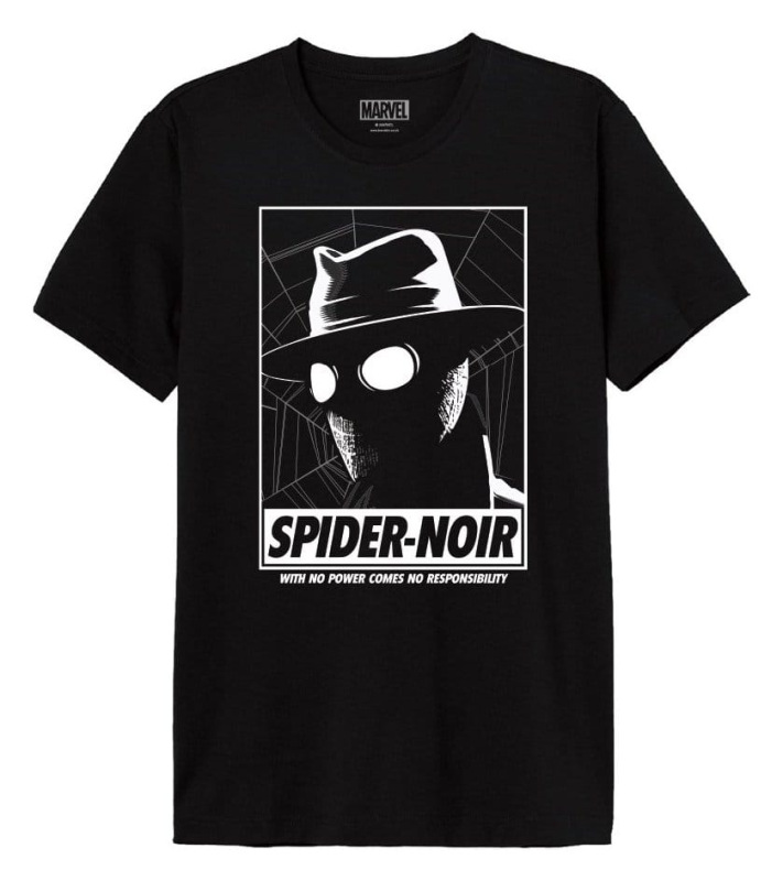 Marvel T-Shirt Spider-Noir Red Banner Cover Size L 1