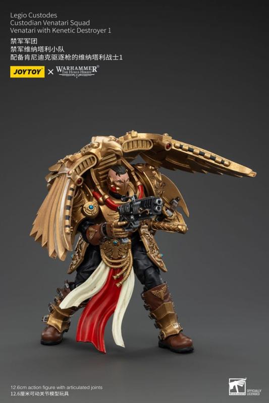 Warhammer The Horus Heresy Action Figure 1/18 Legio Custodes Custodian Venatari Squad Venatari with 4