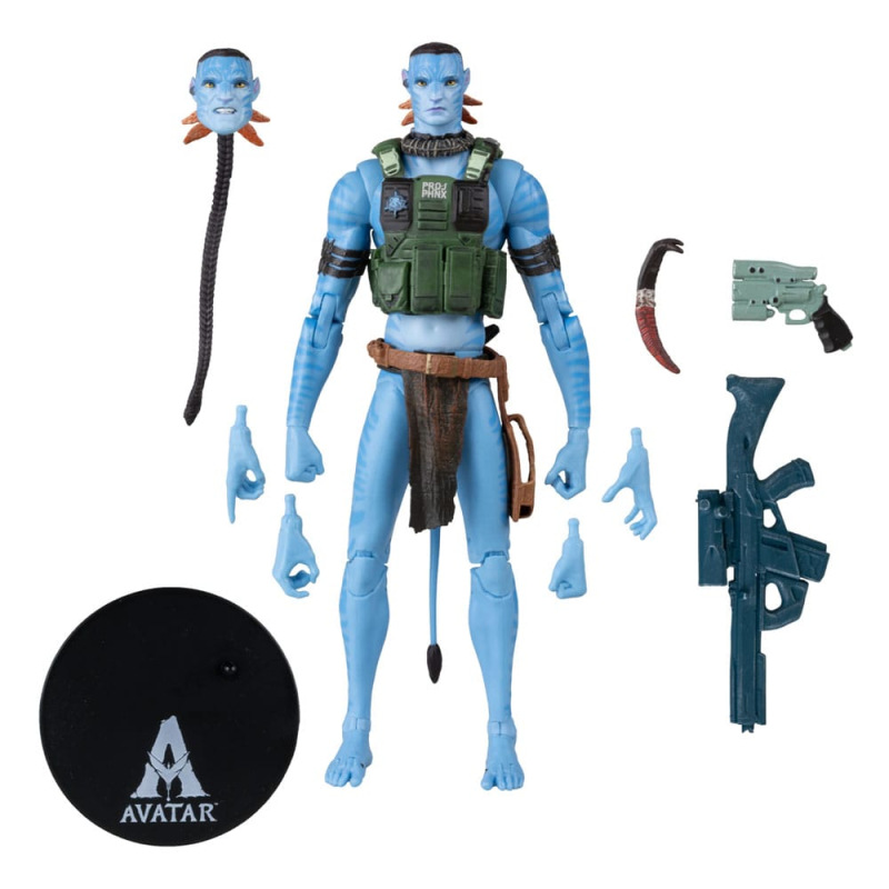 Avatar: Fire and Ash Action Figure Quaritch (Ash Recom) (Gold Label) 18 cm 2