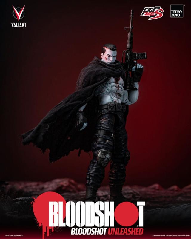 Valiant Comics FigZero S Action Figure 1/12 Bloodshot Unleashed 15 cm
