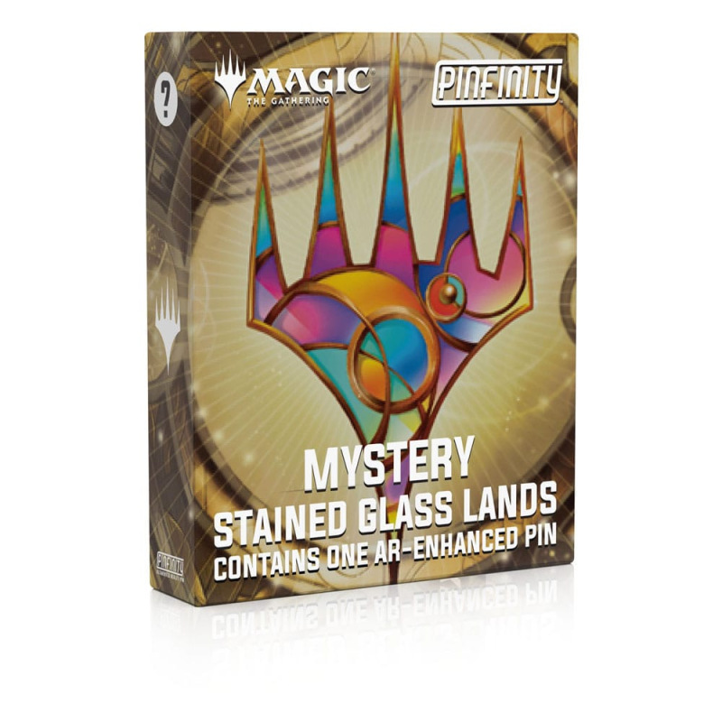 Magic: The Gathering Pins Blind Box Mystery Stained Glass Lands Assortment (10) 2