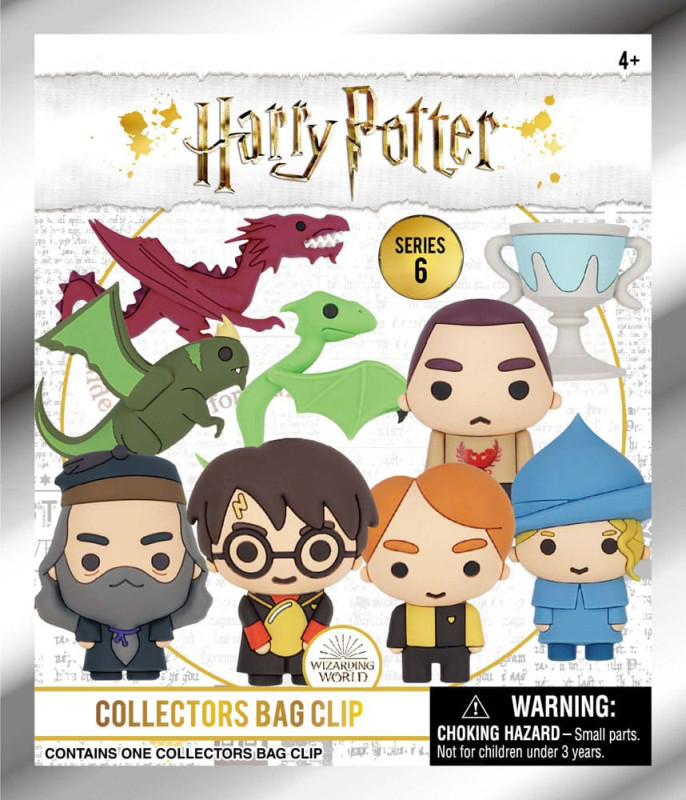 Harry Potter 3D PVC Bag Clips Series 6 Display (24) 1