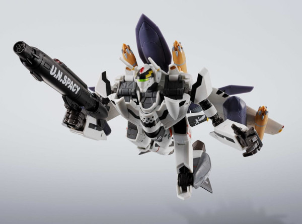 Macross 7 Hi-Metal R Action Figure VF-0S Phoenix (Roy Focker Use) & QF-2200D-B Ghost Set 14 cm 5