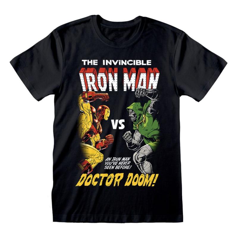 Marvel T-Shirt Iron Man vs Doom Size M