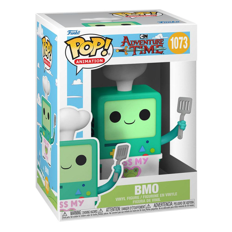 Adventure Time POP! Animation Vinyl Figure BMO Kiss my Cook 9 cm 1